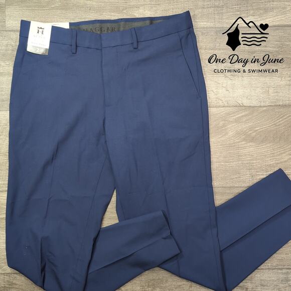 Haggar Slim Fit Tapered Leg Pants Size 33X30 - Picture 1 of 6
